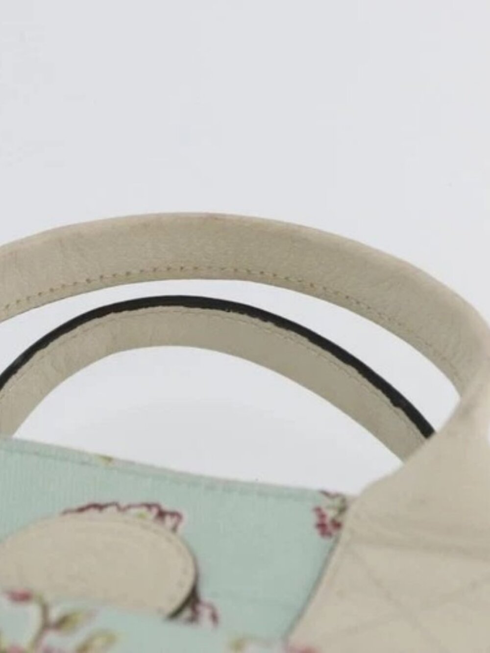 GUCCI Hand Bag Canvas Light Blue Auth ka3365 - Picture 8 of 16